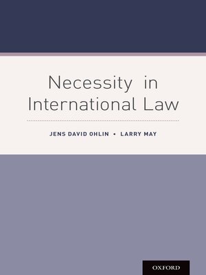 cover image of Necessity in International Law